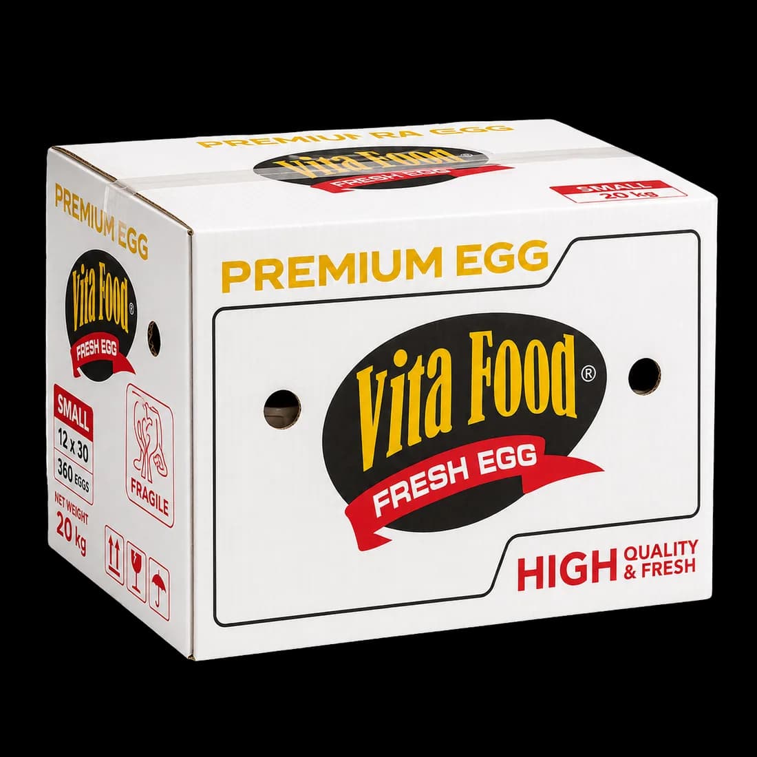 Vita Food Premium Eggs — Sealed export box — 20 kg